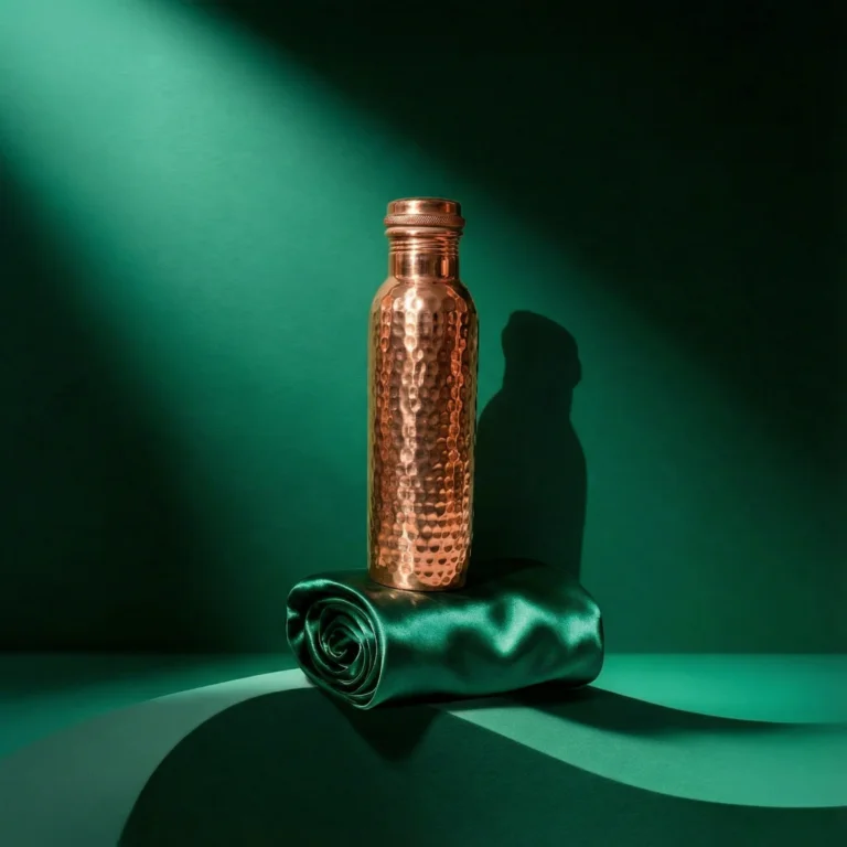 Bouteille en cuivre martelé - 1L