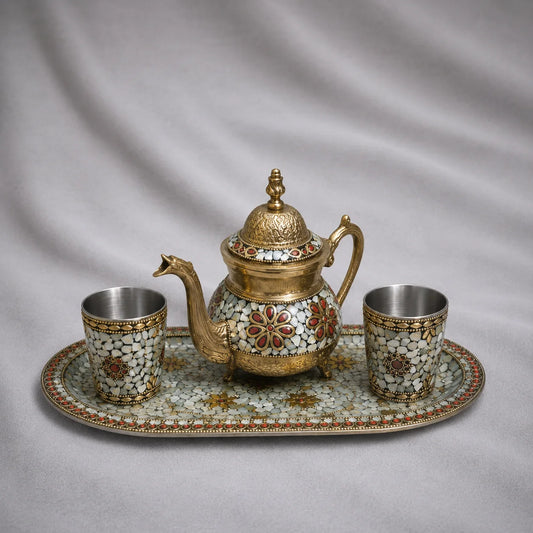 Mosaic teapot set